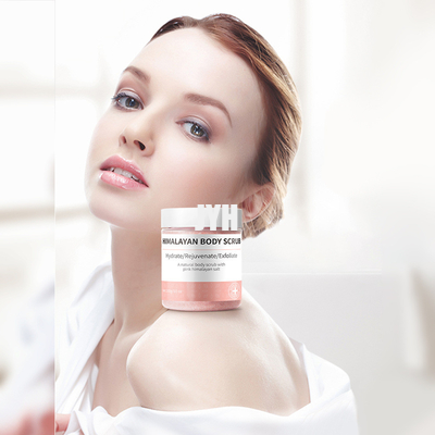 OEM Hautpflegeprodukte ohne Duft entfernt tote Hautzellen Pink Exfoliator Himalaya Salz Körper scrub